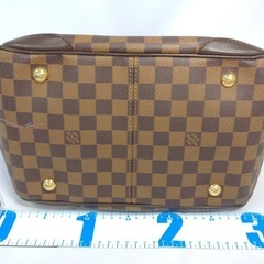 【美品】ルイヴィトン ダミエ ヴェローナ MM エベヌ N41118 レディース ダミエキャンバス ショルダーバッグの画像