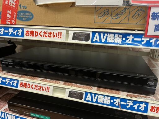おすすめ品ブルーレイレコーダー シャープ SHARP2B-C10BW1 2020年式3259