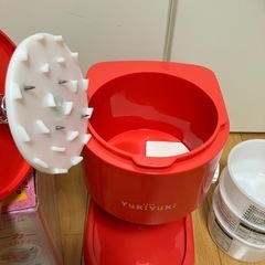 アイスクリームメーカーとかき氷機セットの画像