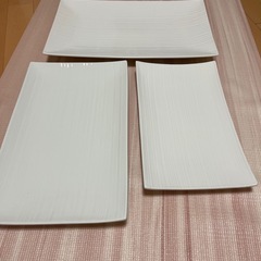 大皿　角皿　オードブル皿　パーティ皿の画像