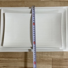 大皿　角皿　オードブル皿　パーティ皿の画像