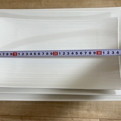大皿　角皿　オードブル皿　パーティ皿の画像