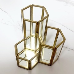 ペン立て　収納　メイクブラシ スタンド ケース 小物入れ メイク収納 コスメの画像