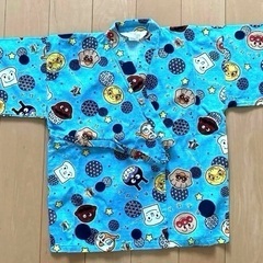 男児　アンパンマン甚平　120cm  セパレート浴衣の画像