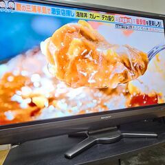 【運搬ケース＆分波器＆テレビ台付き】SHARP　AQUOS 46...