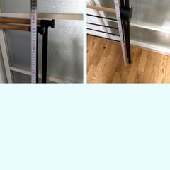 複数買い優先☆洗濯ラック　番号8　木目調 室内物干し X型 ブラック　カインズの画像