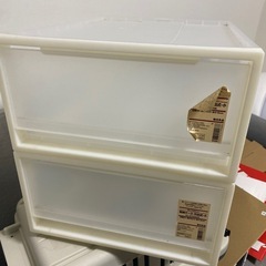 MUJI 収納ケースx2個