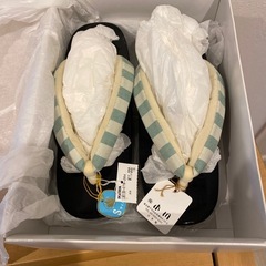神田胡蝶　新品　草履　下駄の画像