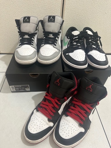 NIKE  エアージョーダン　メンズ28センチ　3足セット