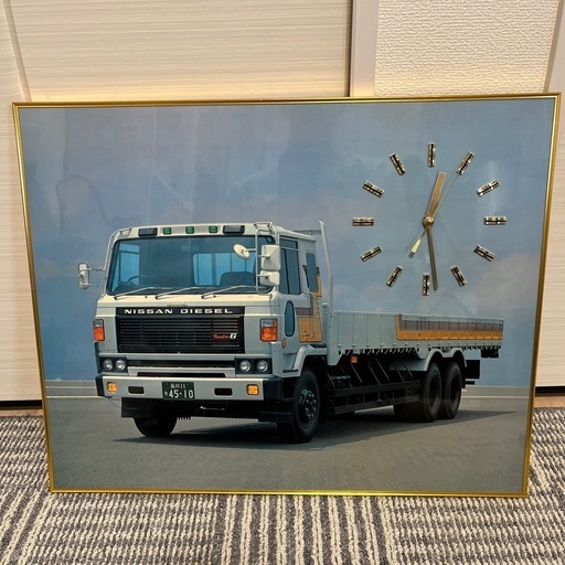 日産 ディーゼル コンドル ターボ G 壁掛時計 パネル時計　希少