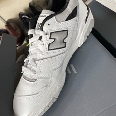 超美品　new balance 550 ブラック　グレー　24センチの画像