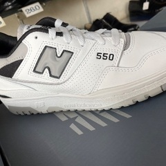 超美品　new balance 550 ブラック　グレー　24センチ