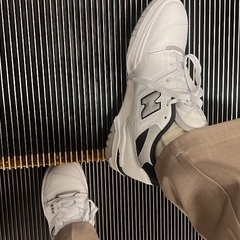超美品　new balance 550 ブラック　グレー　24センチの画像