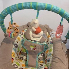 美品　プーさん　バウンサー　の画像