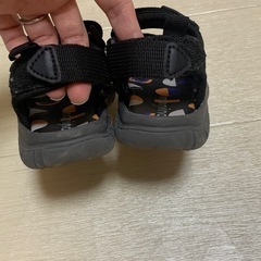  バースデイ黒サンダル14cmの画像