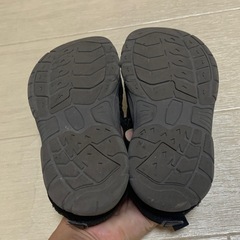  バースデイ黒サンダル14cmの画像