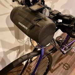 【再値下げ】TREK FX3 disc パープルフリップ 純正サイコン フェンダー付きの画像