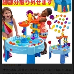 ステップ2 ウォーターテーブル　水遊び