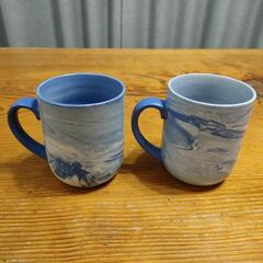 中日 ドラゴンズ ペア マグカップ マーブルの画像