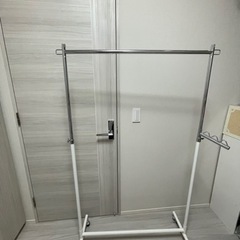 【お取引中】ルミナス スチールハンガーラック プロ シングル ホ...