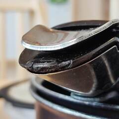 T-fal ティファール 鍋 フライパン 9点 セット 着脱式取っ手 蓋 付 インジニオ・ネオ ロゼブラウン セット9 IH対応 L32691の画像