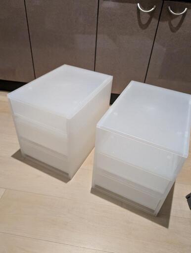 収納ケース　3段×2個セット