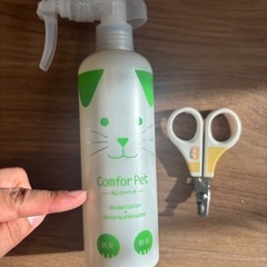 本日来れる方！【ペット】消臭スプレー、爪切り　セットの画像