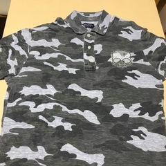 カモフラ柄ポロシャツM