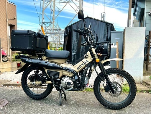 ハンターカブ CT125 純正エンブレム改 JA55マッドフレスコ