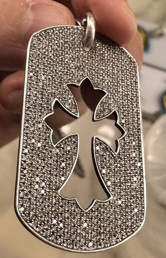 クロムハーツ　ドッグタグ　アフターダイヤ