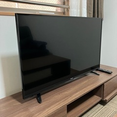 43型LEDテレビ 綺麗に映ります。