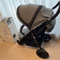 即決 美品 Joie ライトトラックスエア クッション付き ブラック 付属品完備 Joie 3輪ベビーカー ライトトラックス エア
