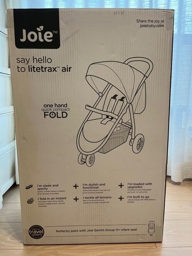 未使用 Joie ベビーカー litetrax Air ライトトラックス エア