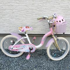 自転車　子供　幼児　女の子プリンセス