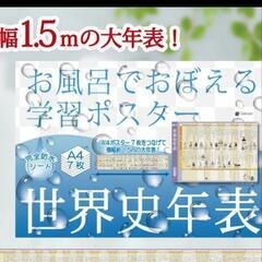 世界史年表　受験　暗記　お風呂に貼れる