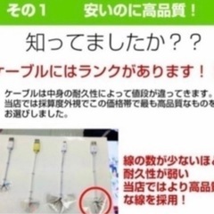 ⑩アイフォン充電器ケーブル2本セットの画像