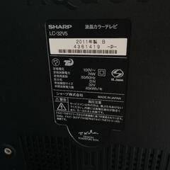 【無料】AQUOS(32型/2011年製)付属品完備の画像