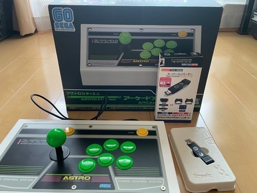 【最終値下げ】アストロシティミニアーケードスティックとスーパーコンバーター(アップデート済)セット