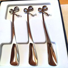 ミキモト　真珠のスプーンセット　未使用品の画像