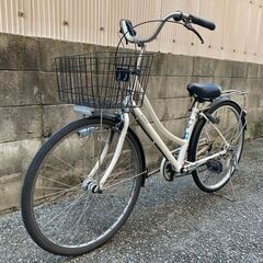 【終了】26インチ　譲渡証明書あり ３段変速　自転車　サイクルベ...