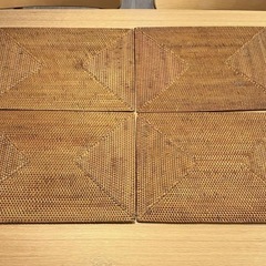 [無印良品] ランチョンマット 4つのセットの画像