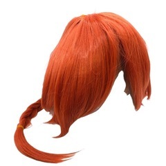 ウィッグ 赤髪 赤毛 三つ編み コスプレ グッズ カツラ 衣装 ...