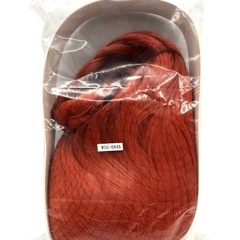 ウィッグ 赤髪 赤毛 三つ編み コスプレ グッズ カツラ 衣装 小道具 WIG-084A 未使用品 (長期保管品)の画像