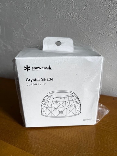 クリスタルシェードsnow peak 【ESC-003】新品　未開封