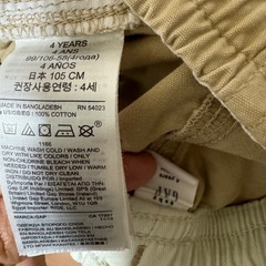 GAP 半ズボン 105の画像