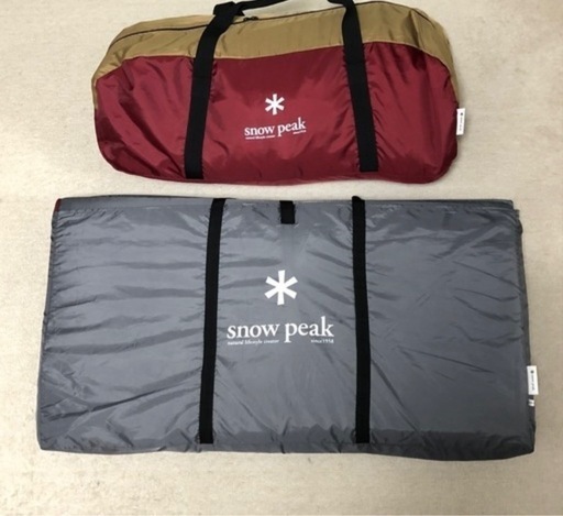 スノーピークのテント「アメニティドームＭ」＆「マットシートＭサイズ」のセット