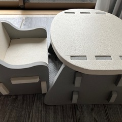 ニトリ　ふわふわキッズテーブルセット