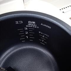 ★ジモティ割あり★ TIGER　炊飯器　18年製　ホワイト　クリーニング済　YJ3520の画像