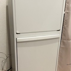 ゴミ箱　ホワイト　分別可能の画像