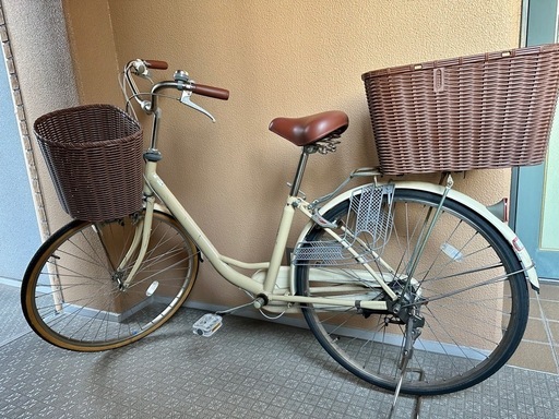 26インチ自転車　3段階変速ギア付き　お譲りします。